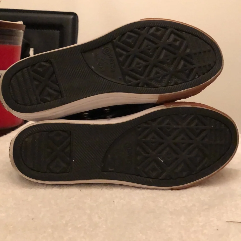 CONVERSE ALL STAR LEATHER SNEAKERS KIDS-BOYS-SIZE 3